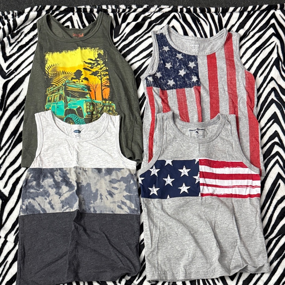 Boys size 5 sleeveless top bundle
